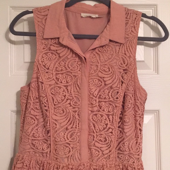 Tiered Lace Anthro Dress - The Addison Story - Picture 3 of 9